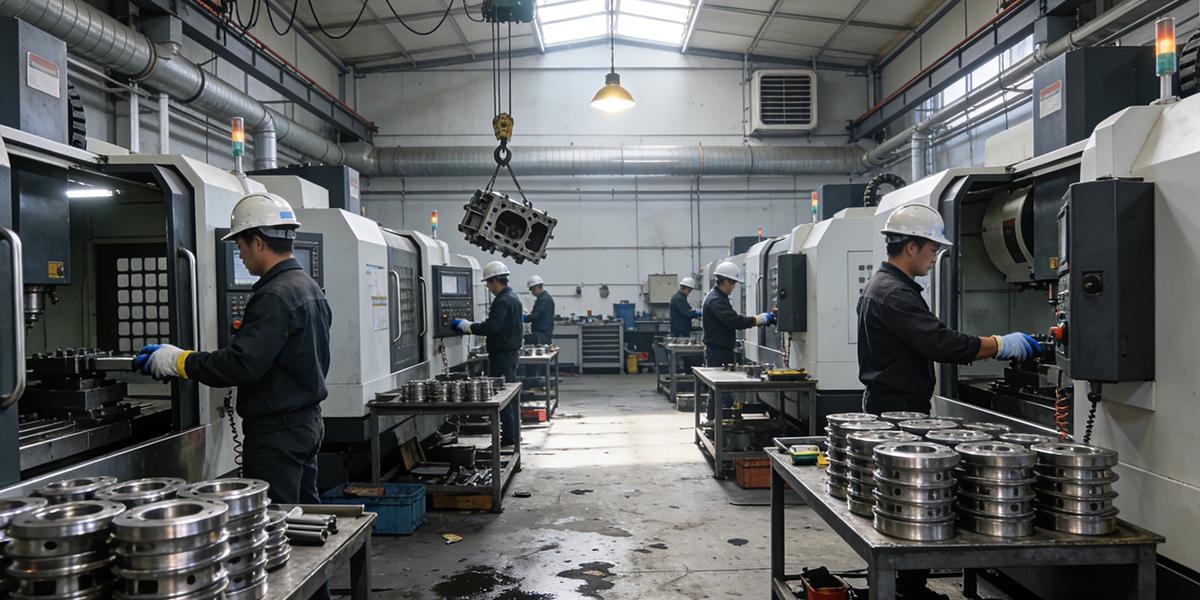 機(jī)械加工車間清潔