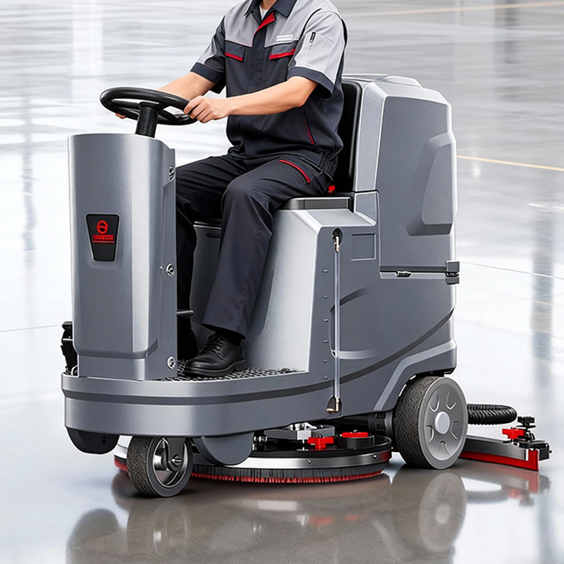 地下車庫清潔提質(zhì)｜和田金葉花物業(yè)攜手YZ-X5雙刷洗地機，破解萬平車庫清潔難題